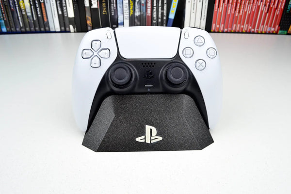 Minimal PS5 Controller Stand with PS Logo – Customisable DualSense Holder with Name or Gamertag