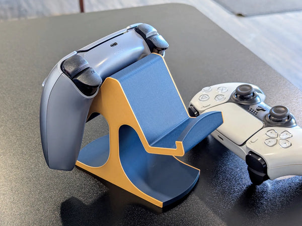 Custom Dual PS5 Controller Stand – Stylish Holder for 2 DualSense Controllers with Name or Gamertag Personalisation