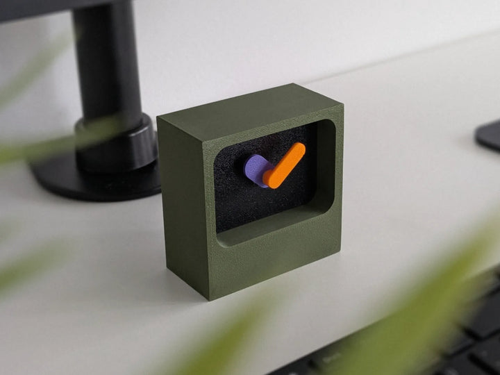 SnapGrid™ Modular Clock – Magnetic Desk Clock Module for Custom Grid S ...