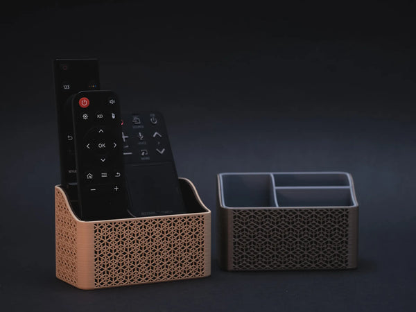 Kumiko Modular Remote Caddy – Designer Remote Stand & Organizer for Modern Homes