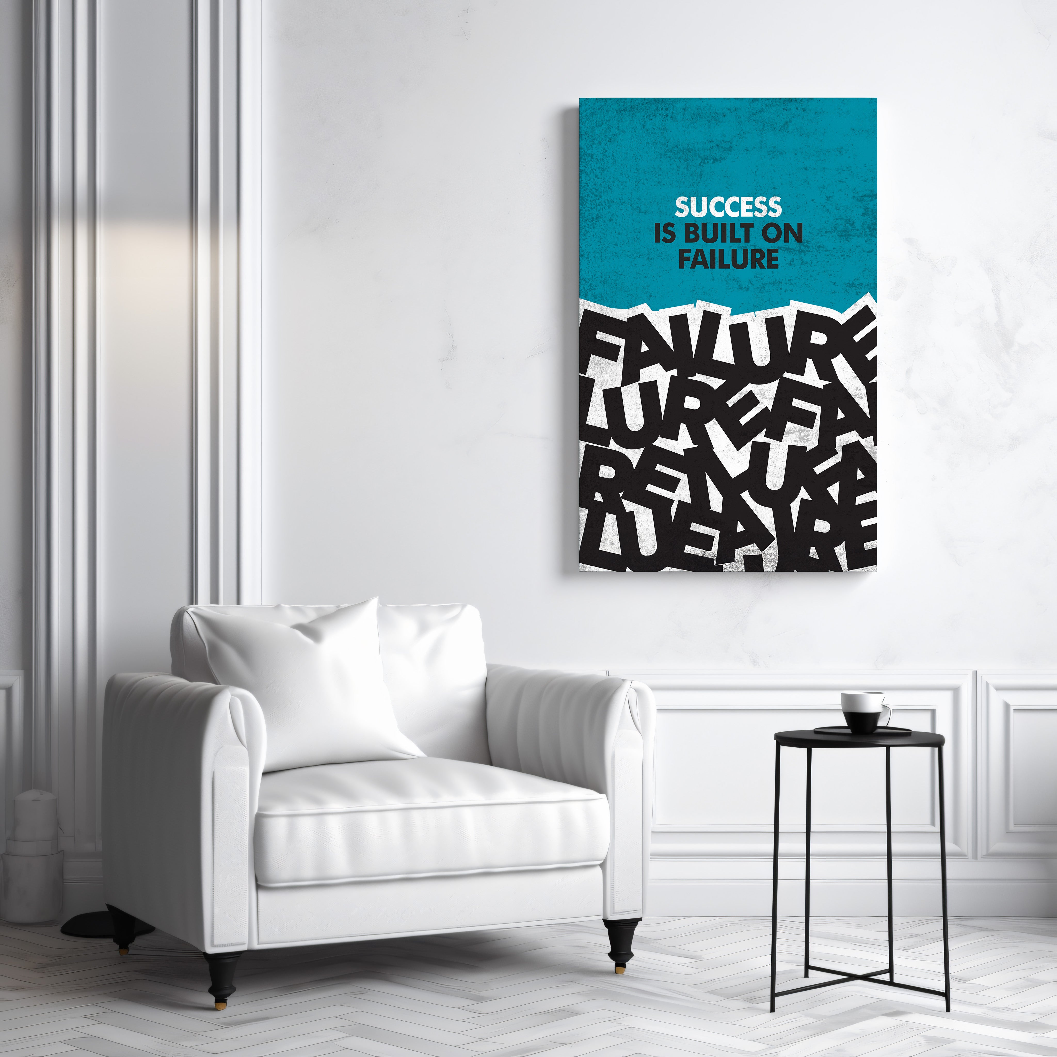 Success is Built on Failure – Empowering Wall Art for Growth-Minded Sp ...
