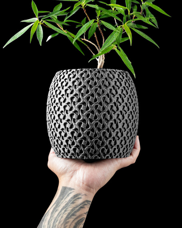 Modern Textured Planter Pot – Premium Decorative Vase for Indoor Plants & Home Décor